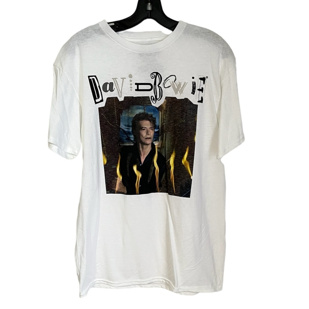 DAVID BOWIE WHITE T-SHIRT